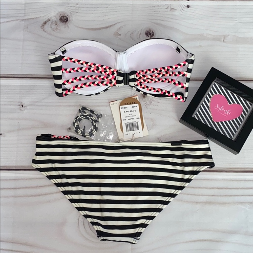 🌊Rusty Underwire Bandeau Bikini Top Set NWT - Picture 7 of 8